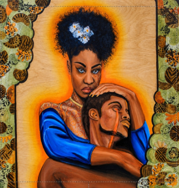 Art of Wood painting by Shay Chenette