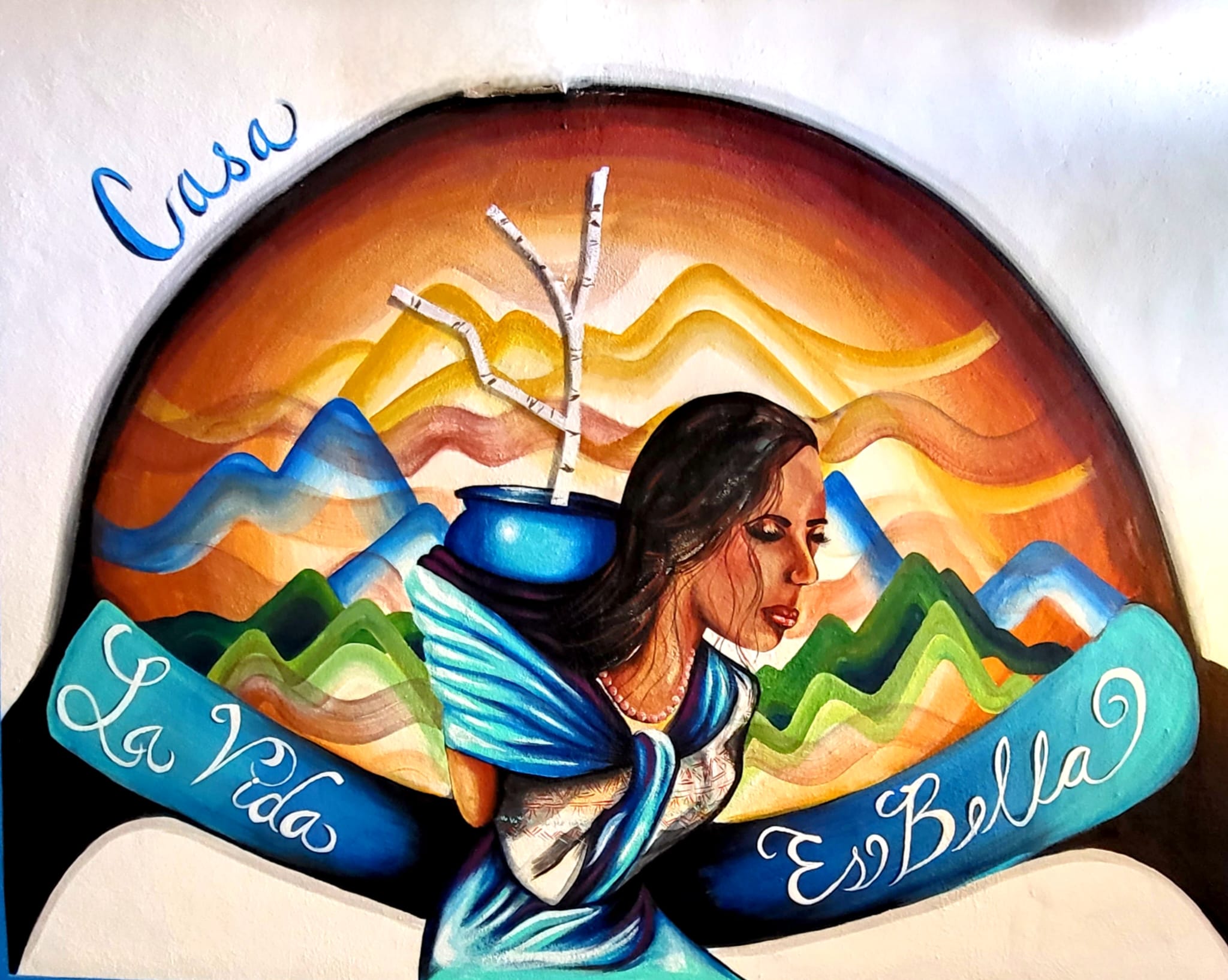 Casa La Vida Es Bella II mural, view 2